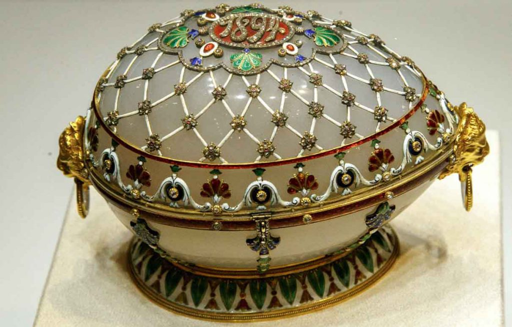 Агатовое яйцо "Ренессанс"