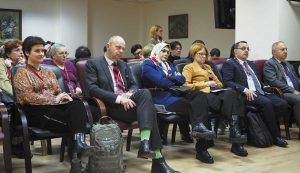 Участники секции "Живой перевод или искусственный интеллект: плюсы/минусы, сферы использования"