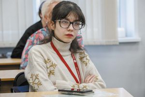 С интересным докладом на круглом столе "Литературное направление" выступила Интизор Гулямова (Таджикистан)