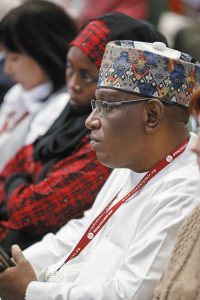 Участники панельной дискуссии "Современное положение русского языка в мире"