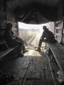 В "Урале" по дороге на линию боевого столкновения