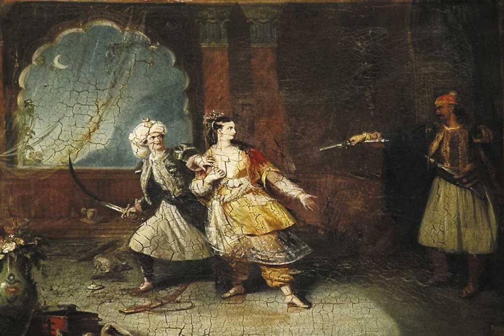 Р.-У. Басс. Сцена из «Дон Жуана». 1836 год