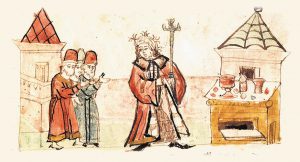 Святослав Ярославич демонстрирует свои богатства