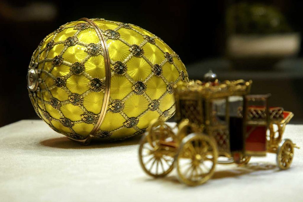 The famous "Coronation" egg. Photo: Alexander Bury