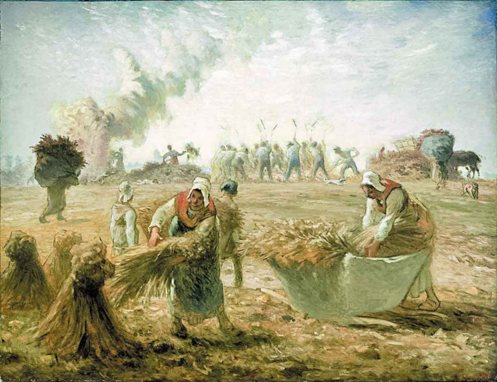 Ж.-Ф. Милле. Уборка гречихи. Лето. 1868–1874 годы