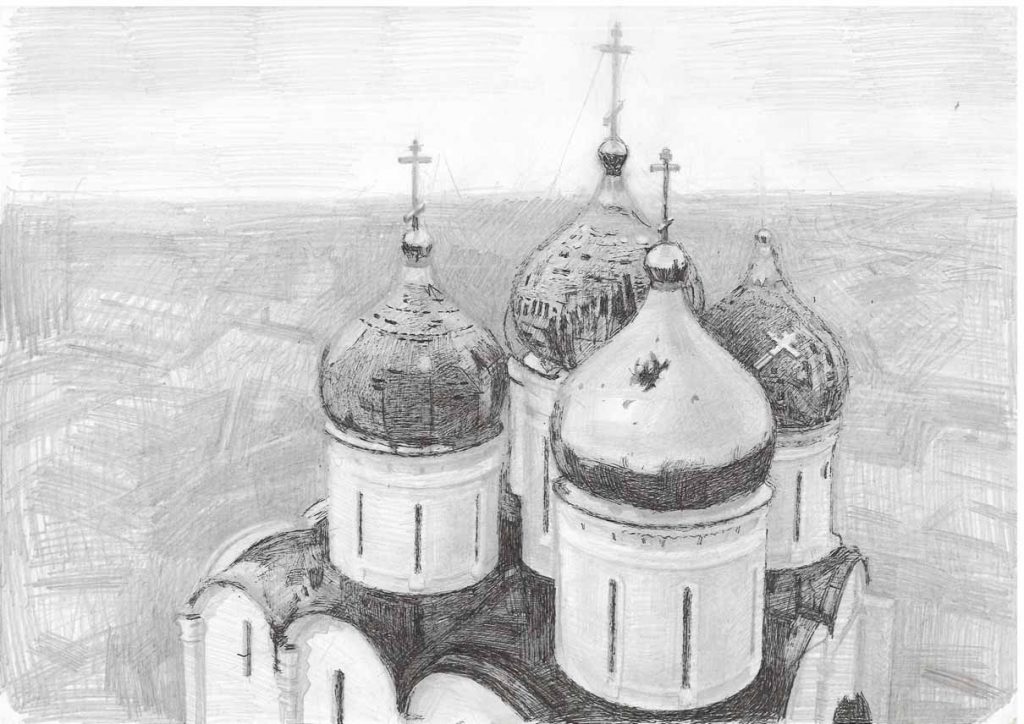 Купола Свято-Успенского храма тоже требуют ремонта