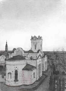 От этого храма остались одни стены