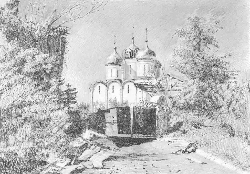 Таким мы увидели монастырь в первый раз