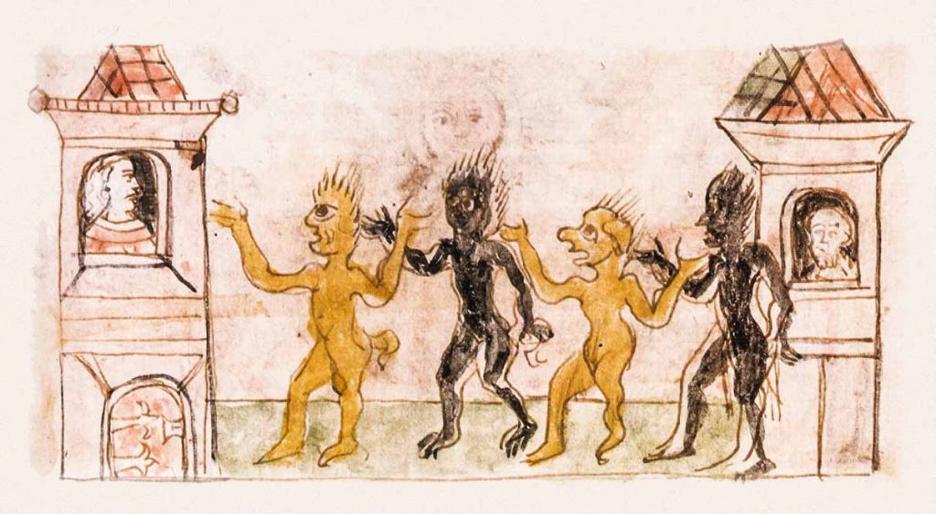 Аллегорическое изображение морового поветрия в Полоцке в 1092 году