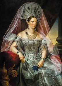 Императрица Александра Федоровна. Портрет работы Ф. Крюгера (?). 1852–1857 годы