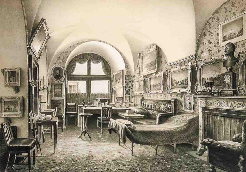 А.Х. Кольб. Кабинет императора Николая I в Зимнем дворце