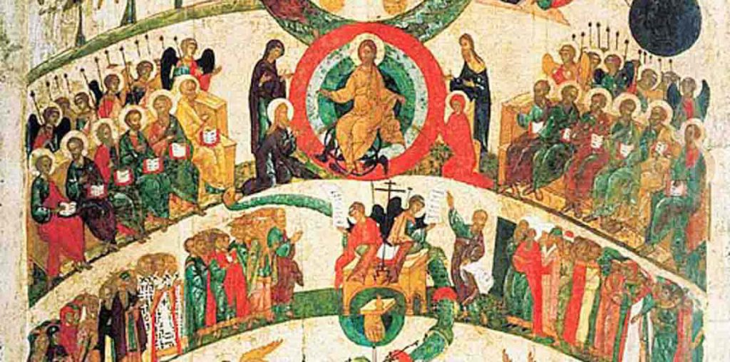 Икона «Страшный суд». Новгород. Середина XV века