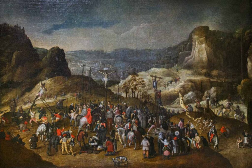 Полотно "Голгофа" предположительно создано Питером Брейгелем Младшим