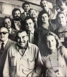 Татьяна с однокурсниками. Актерский международный курс во ВГИКе