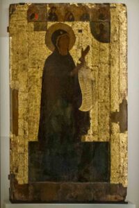 Икона Боголюбской Божией Матери. XVI век