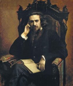 И.Н. Крамской. Портрет В.С. Соловьева. 1885 год