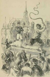 Иллюстрация из книги Ж. де Ланьи "Кнут и русские"