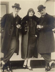 Участники Русских сезонов: Анна Павлова и ее партнеры Лаврентий Новиков и Александр Волинин. 1920-е годы