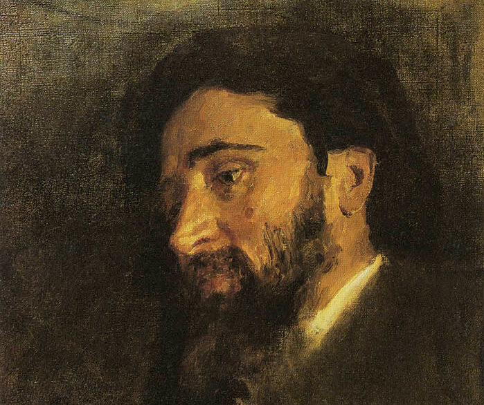 В.М. Гаршин. Этюд работы И.Е. Репина. 1883 год.