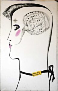 Один из последних плакатов — "Массовая культура". Ольга Биантовская