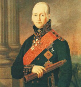 Федор Федорович Ушаков. Портрет работы неизвестного художника конца XVIII — начала XIX века