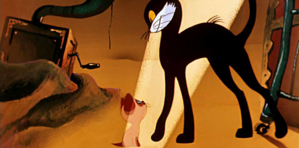 Кадр из мультфильма "Котенок по имени Гав"