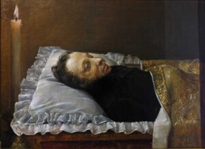 А.А. Козлов. Пушкин на смертном одре. 1837 год. Музей-квартира А.С. Пушкина