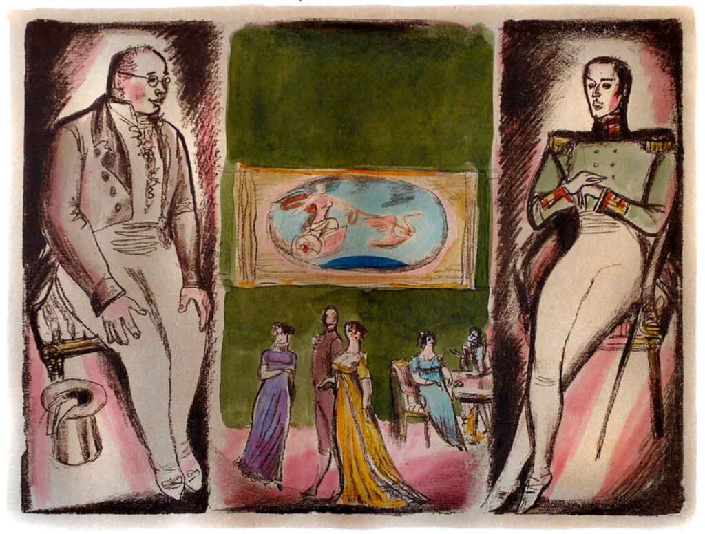 Иллюстрации к роману "Война и мир". Ольга Биантовская