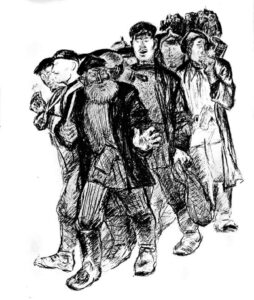 Дипломная работа — литографии к роману В.Я. Шишкова "Угрюм-река". Ольга Биантовская