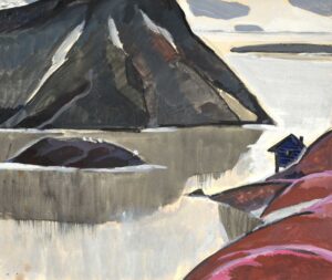 Гуашь Биантовской выполнена на Русском Севере