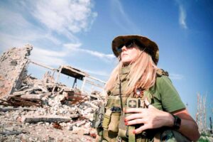 Марьинка, ДНР. Екатерина Мезинова