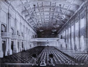 Зал заседаний в Большом Кремлевском дворце. 1934 год