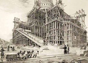 Строительство Исаакиевского собора