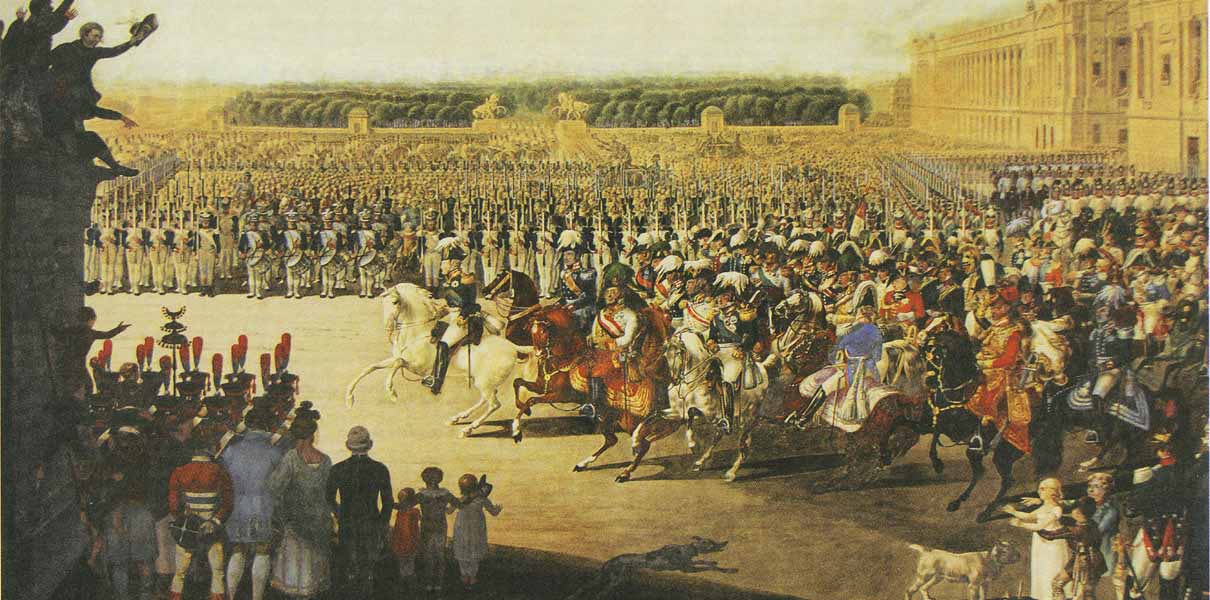 Русские войска в Париже.31 марта 1814 года
