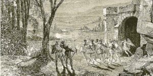 Сцена из первой постановки балета "Лебединое озеро"