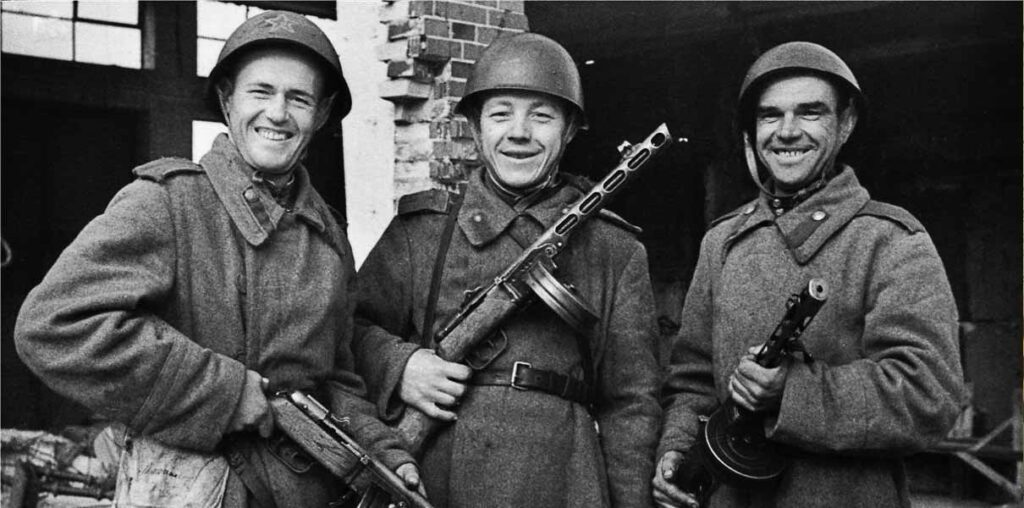 "Солдаты". Неизвестный автор. 1945 год