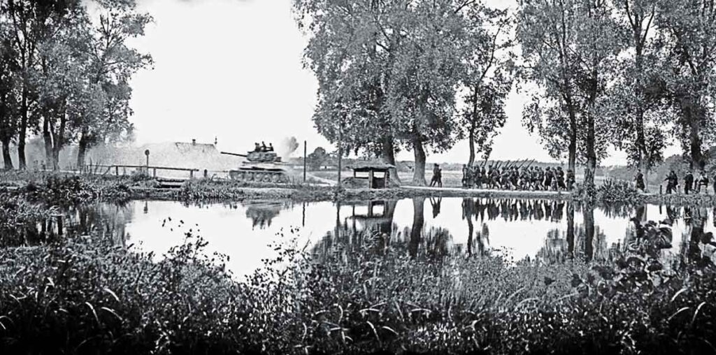 44-я гвардейская танковая бригада (1-я танковая гвардейская армия). На форсированном марше