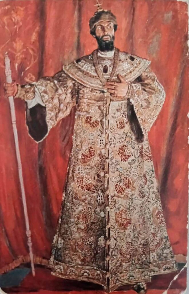 Федор Шаляпин в роли Бориса Годунова