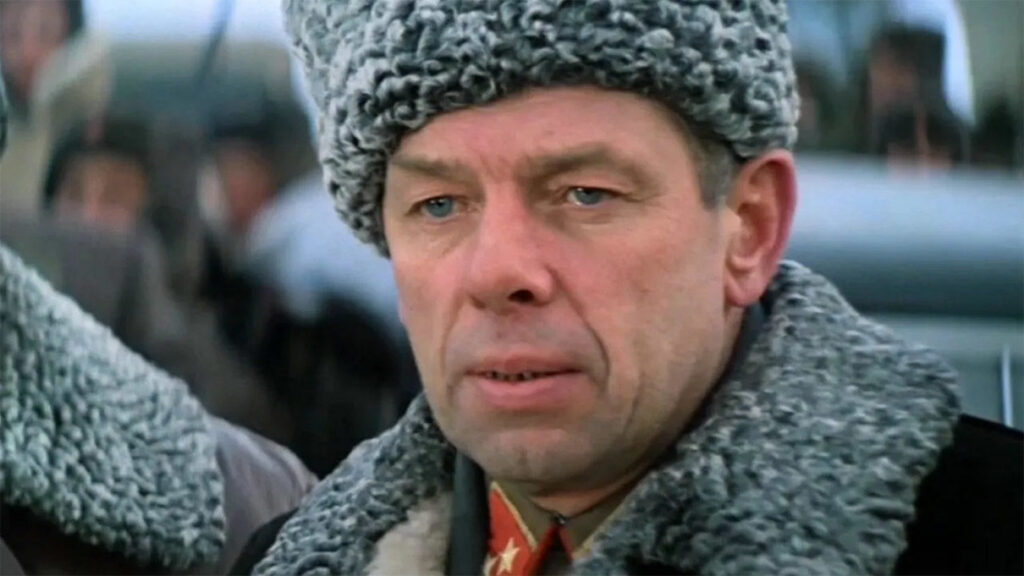 Кадр из фильма Гавриила Егиазарова "Горячий снег", 1972 год