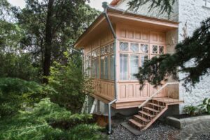 In Yalta, Chekhov wrote Three Sisters, The Lady with the Dog, Darling, The Bishop, and the play that immortalized him, The Cherry Orchard