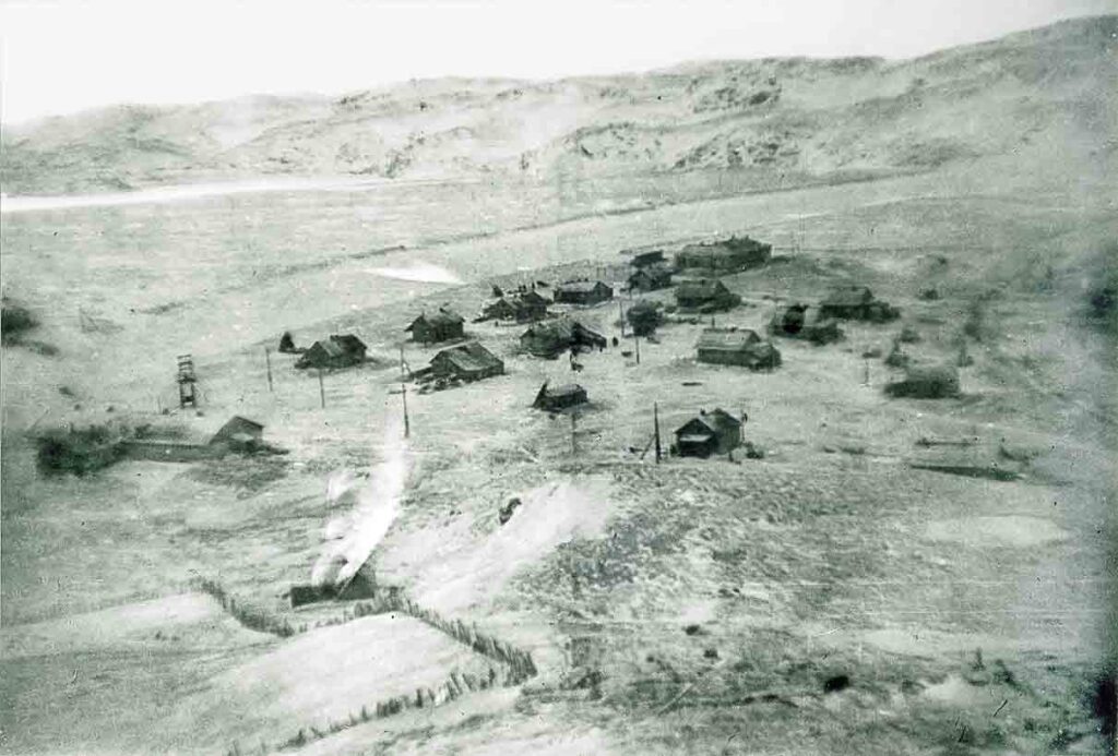 The village of Varzino. 1964.