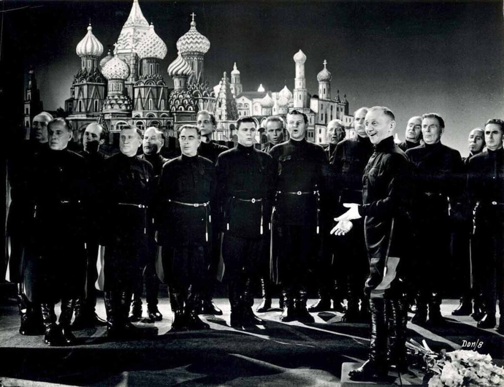 Хор Жарова на съемках фильма «Не каждый день воскресенье». 1960–1962 годы