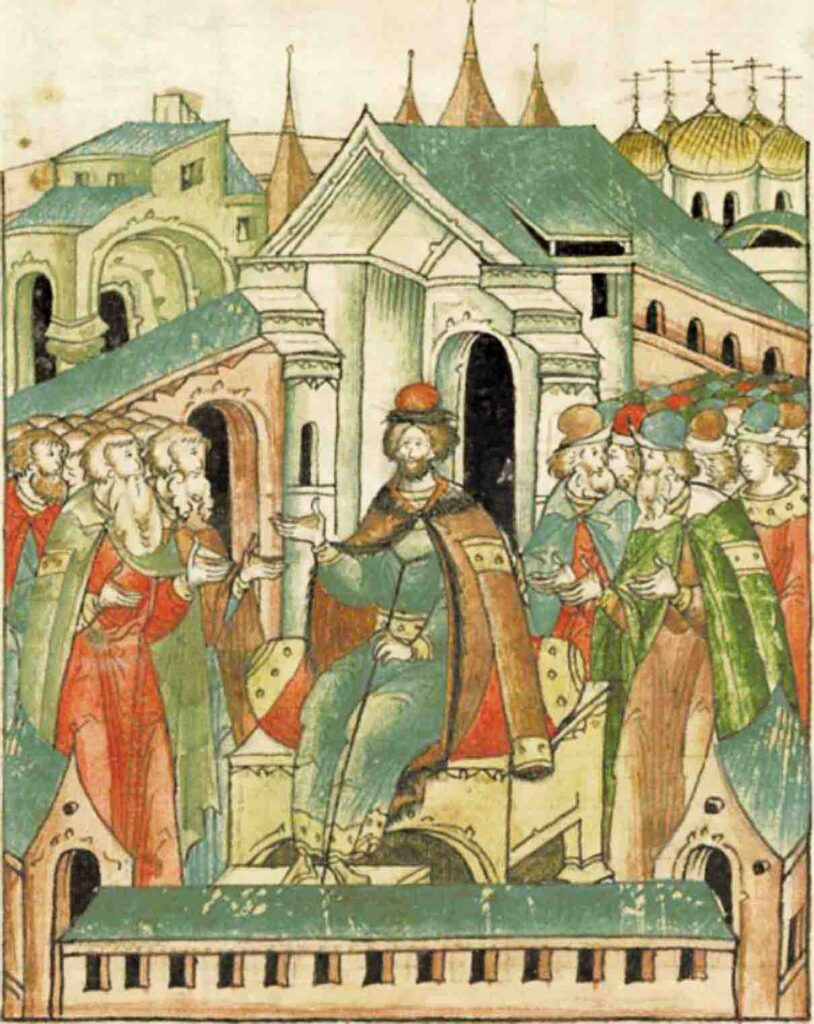 Владимир Мономах на киевском престоле