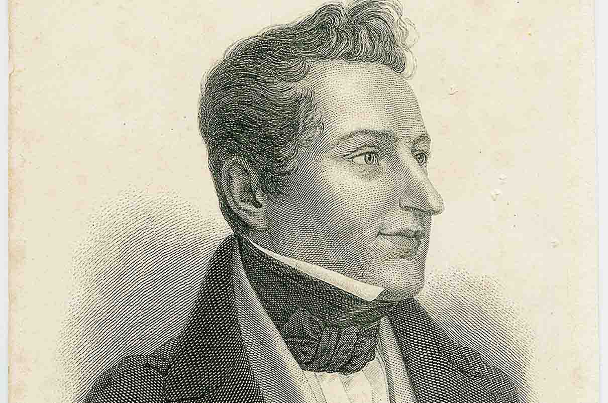 Н.В. Гоголь. Портрет работы А.Г. Венецианова. Автолитография. 1834 год