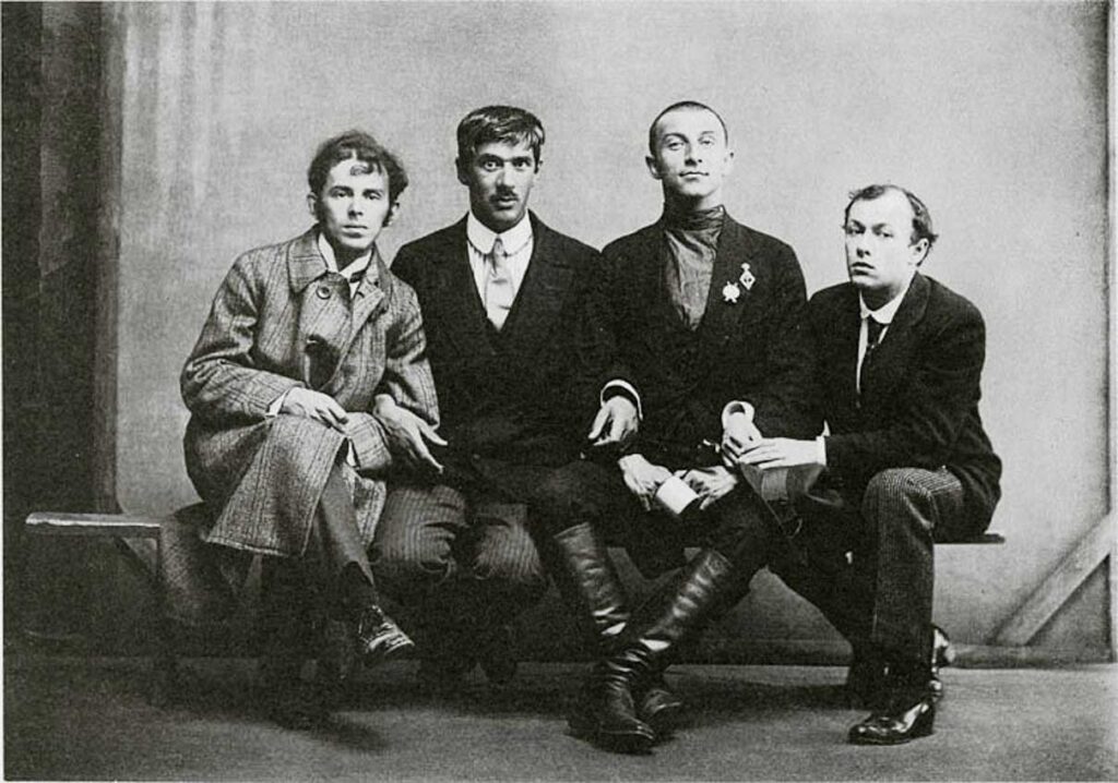 Проводы поэта Бенедикта Лившица в армию