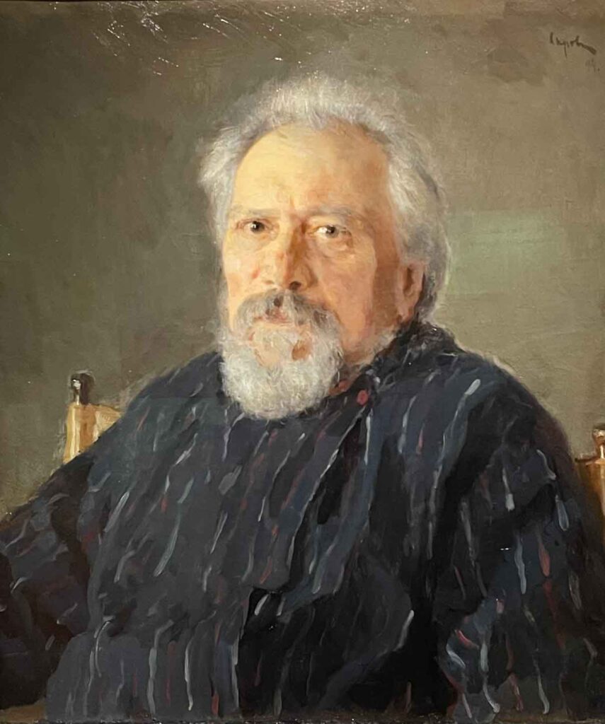 В.А. Серов. Портрет писателя Н.С. Лескова. 1894 год