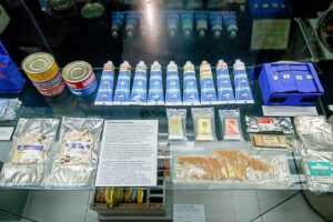 Food for cosmonauts. In this form, it can be preserved for up to two years
