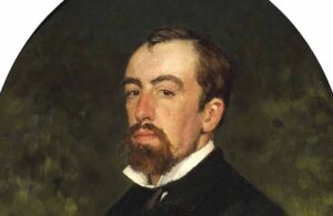 В. Д. Поленов. Портрет работы И. Репина, 1877 год