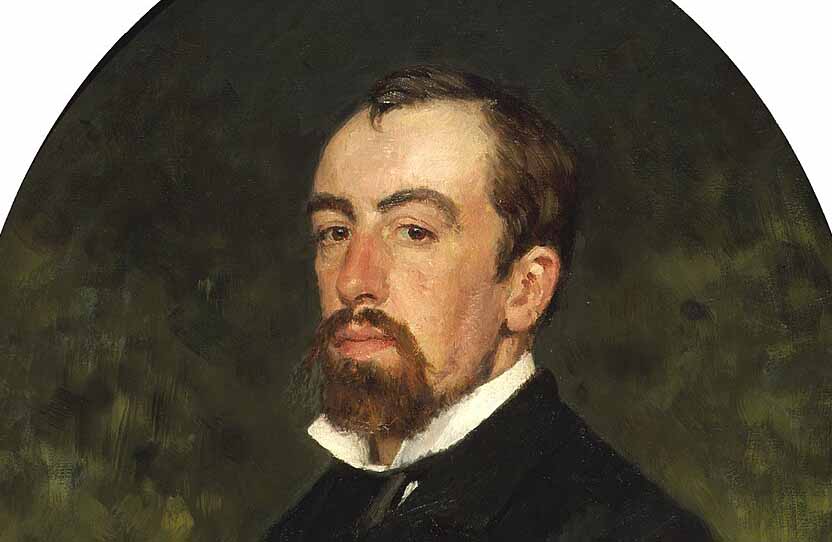 В. Д. Поленов. Портрет работы И. Репина, 1877 год