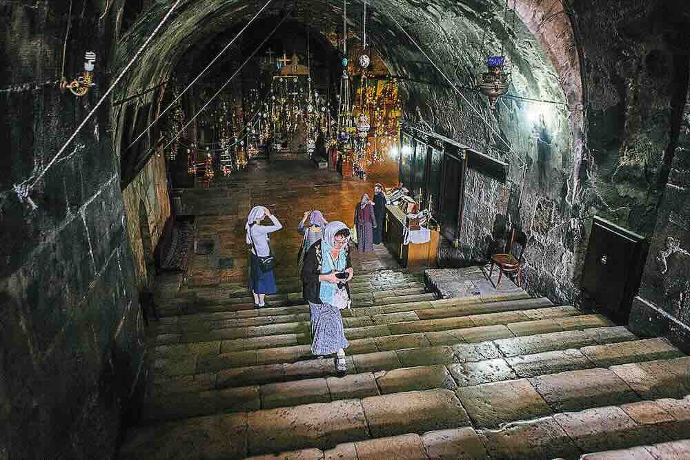 « Gethsémani – le village où repose la Mère de Dieu, à proximité de Jérusalem… » L'église de la Dormition de la Vierge